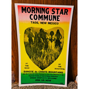Vintage Poster Morning Star Commune - Taos New Mexico